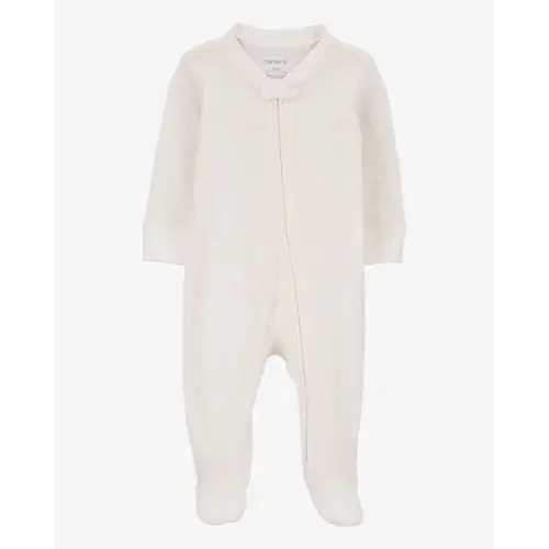 Baby Zip-Up Thermal Sleep & Play Pajamas - Carter's | Carter's