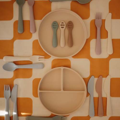 Mushie Silicone Suction Plate – Simple Steps Market