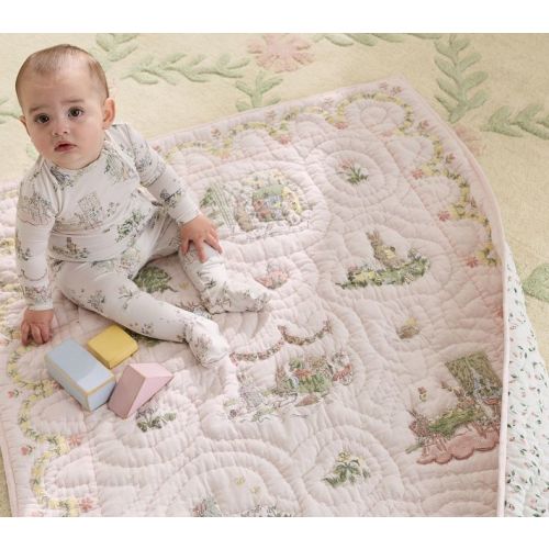 Riley Sheehey English Garden Baby Quilt | Pottery Barn Kids