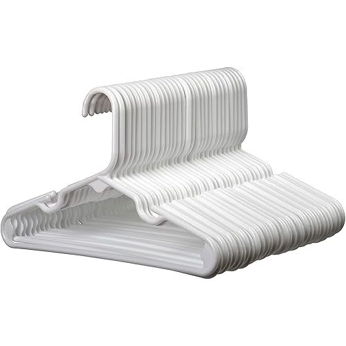 White Nursery Hangers 30 Pack for Baby, Toddler, Kids, Children (30 Pack)