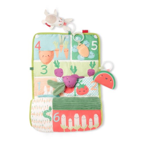 Skip Hop Farmstand Tummy Time Wedge Mat, Multicolor