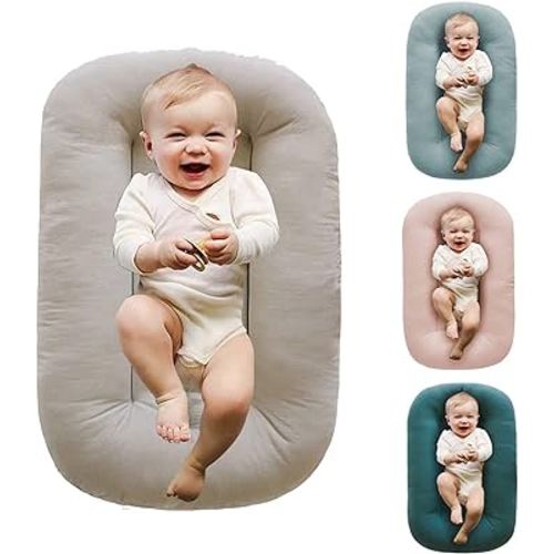 Baby Lounger,Baby Lounger Pillow,Baby Lounger 0-24 Months,Baby Lounger for Newborn (British Aprico)