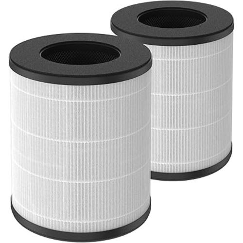 Premium Replacement Filter Compatible with Tenergy Renair, Cool-Living CL-6070A, Beaba, Tredy TD-1300 Air Purifier for Home Large Room, 2 Packs