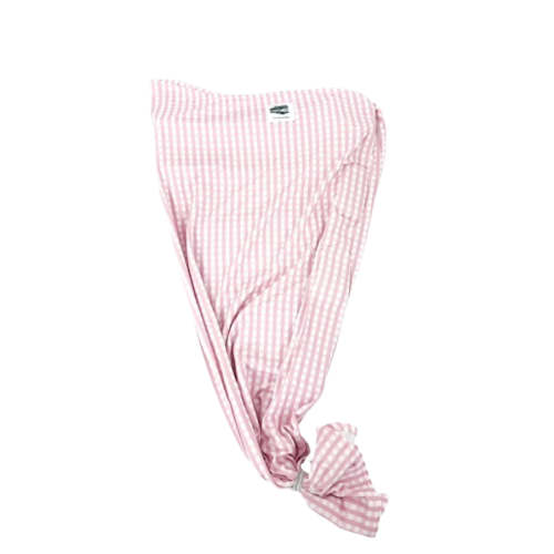 Pink Gingham Swaddle- Uptown Baby