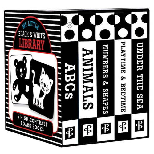 My Little Black and White Board Book Library - Set of 5 High Contrast Board Books, (Board Book)