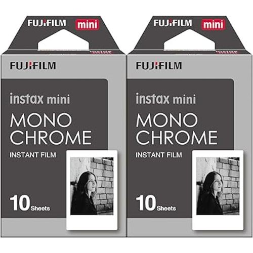 Fujifilm Instax Mini Film Monochrome 2-Pack (20 B&W Exposures)