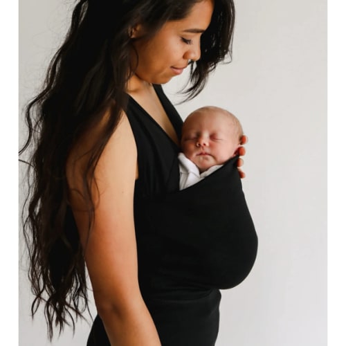 Lalabu Soothe Shirt | Newborn Baby Carrier Shirt for Mom | No-Wrap Baby Wearing Shirt from Makers of The Lalabu Dad Shirt | Skin to Skin Top for Mom and Baby