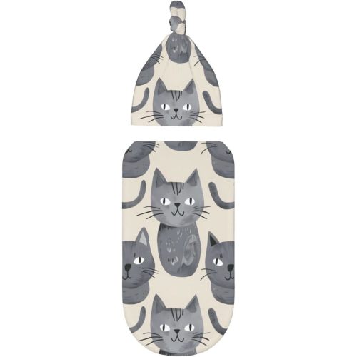 Cats Baby Boy Swaddle Blanket, Baby Swaddle Wrap,Baby Girl Swaddle Blanket, Baby Swaddle Blanket for Newborn
