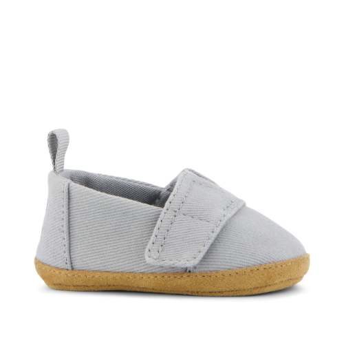 Layette Alpargata Ultimate Grey Vintage Twill Toddler Crib Shoe