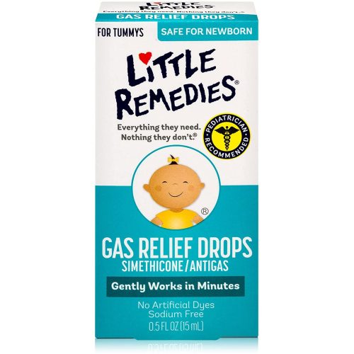Little Remedies Gas Relief Drops for Tummy's, Natural Berry, 0.5 oz - 0.5 Fl Oz (Pack of 1)