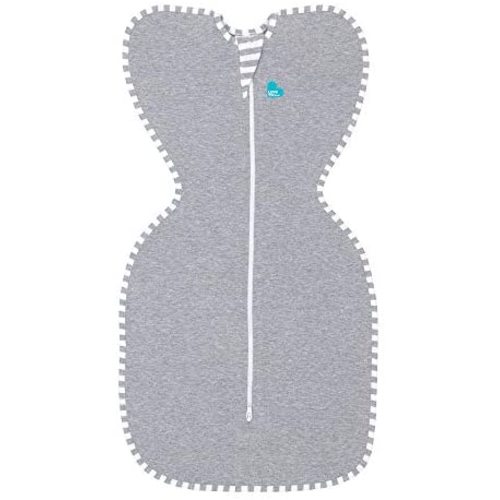 Love To Dream Swaddle UP, Gray, Medium, 13-19 lbs., Dramatically Better Sleep, Allow Baby to Sleep in Their Preferred arms up Position for self-Soothing, snug fit Calms Startle Reflex