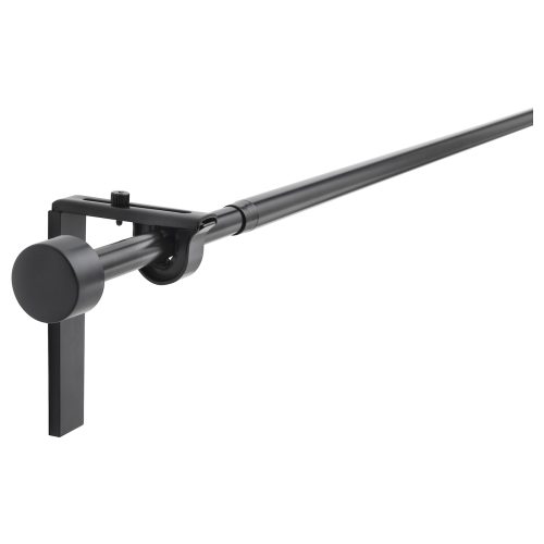 RÄCKA Curtain rod combination - black 47 1/4-82 5/8 "