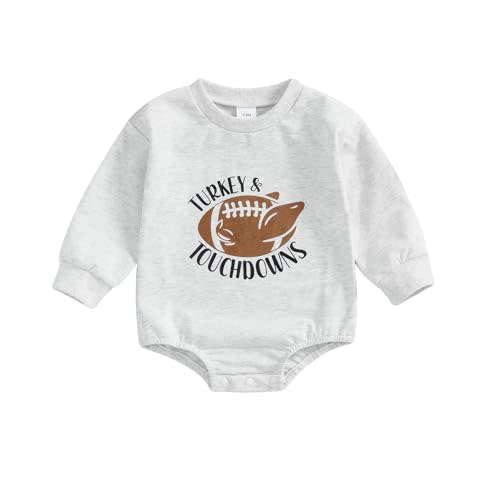 BemeyourBBs Newborn Baby Boy Girl Fall Winter Clothes Long Sleeve Bubble Sweatshirt Romper Cute Infant One Piece Outfit