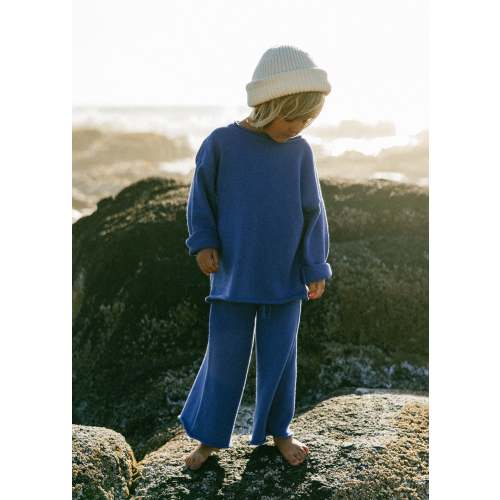 Knitted Cotton Set- Blue