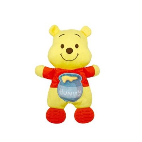 Disney Baby Winnie The Pooh Sensory Blanket with Teether Feet Toy