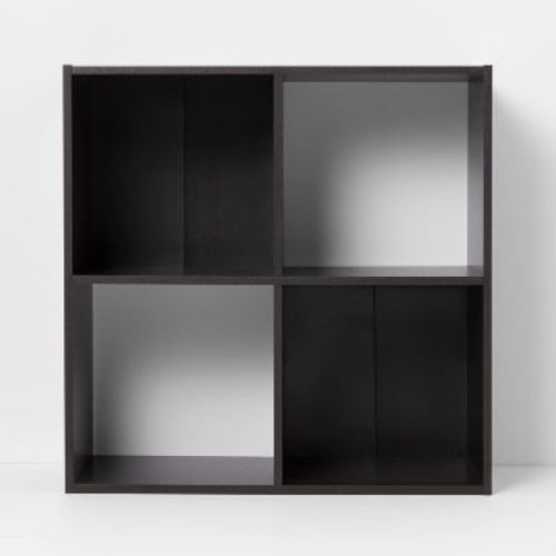 4 Cube Decorative Bookshelf White - Room Essentials™