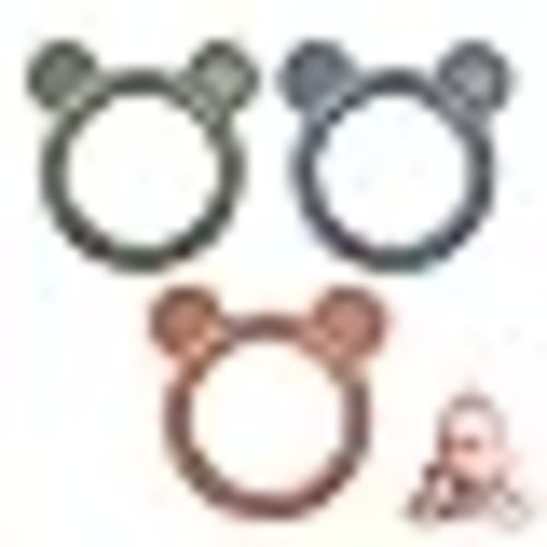 Amazon.com : Eascrozn Baby Teething Toys Set of 3, Teethers for Babies 3-6 6-12 Months, BPA Free Soft and Textured Bear Teething Rings Silicone Teething Relief Soothing Sore Gums Baby Chew Toys : Baby