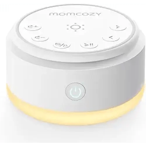 Momcozy Sound Machine for Baby-20 Soothing Sounds & Touch Warm Light Portable White Noise for Kids & Adults for Sleeping Timer and Memory | Ideal Travel Companion & Nursery Must-Have