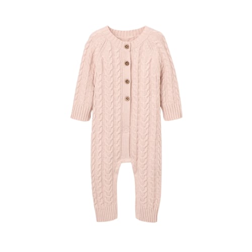 Blush Horseshoe Cable Jumpsuit