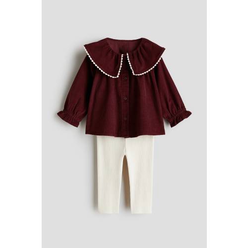 2-PIECE BLOUSE AND LEGGINGS SET