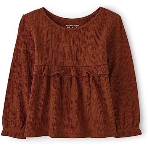 The Children's Place Baby Girls' and Toddler Long Sleeve Ruffle Top