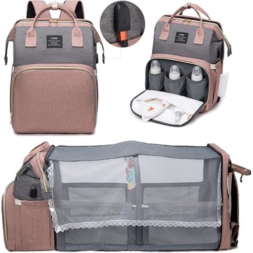 Diaper Bag Backpack,Baby Diaper Bags,Multifunctional Travel Diaper Waterproof Backpack