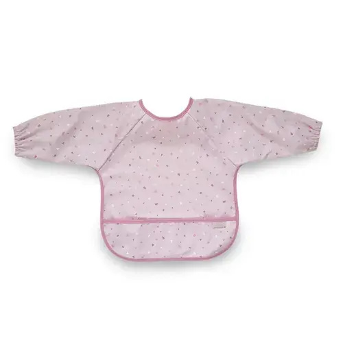 Plum Smock Bib Blush Pink | Baby Bunting