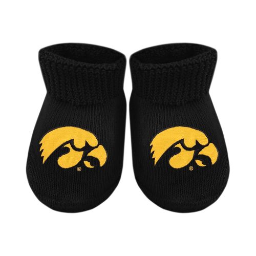 Creative Knitwear College Baby Bootie Sock - Team Logo, Multiple Colors, for Boys & Girls (Newborn - 6 Months)