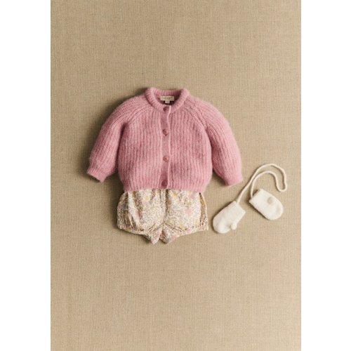 Emile Cardigan - Mottled Pink