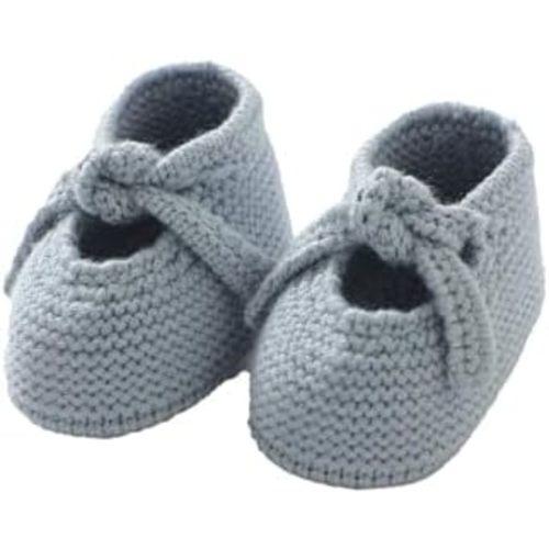 DovFanny Newborn Baby Booties Soft Knit First Walking Shoes Gift for Infant Boy Girl - Breathable Baby Shoes