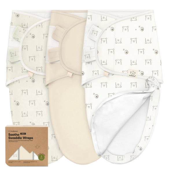 3-Pack Soothe Zippy Swaddle Wrap