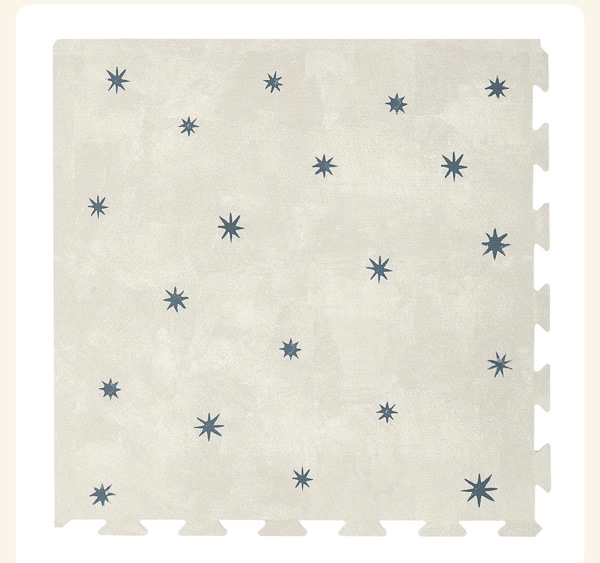 Stars - Oatmeal Play Mat 4x6 – Tumble