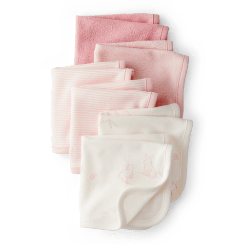 Baby 6-Pack Wash Cloths - Pink - Carter's | Carter's
