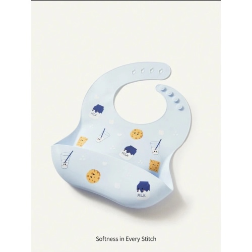 Cozy Pixies Infant Waterproof And Dirt-Proof Silicone Bib, Four Seasons Usable With Fresh Summer Designs