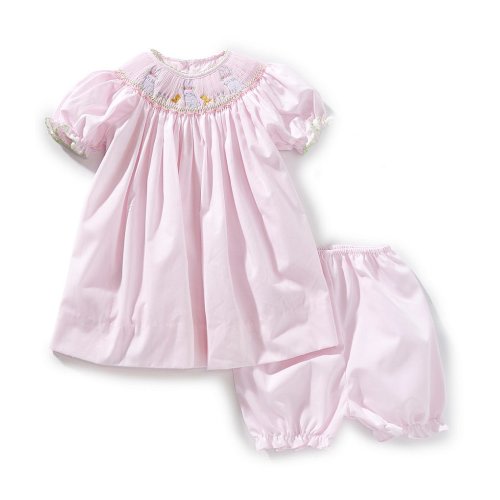 Petit Ami Baby Girls 3-24 Months Puffed-Sleeve Easter Bunny Shift Dress
