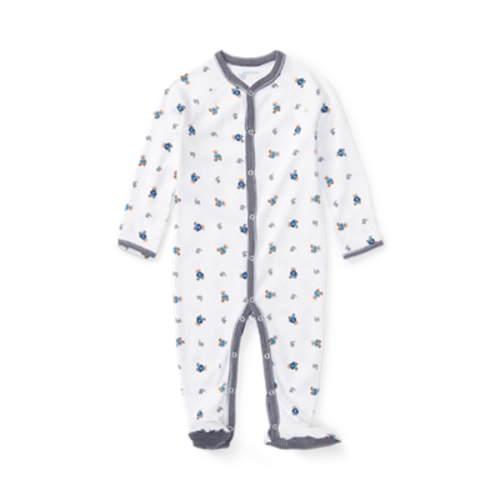 Polo Bear Cotton Coverall | Ralph Lauren