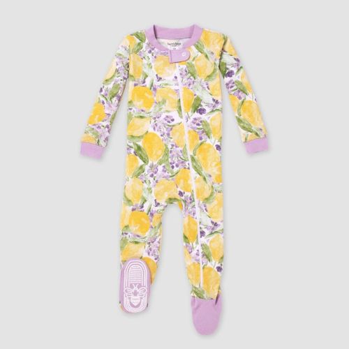 Burt's Bees Baby® Baby Girls' Floral Snug Fit Footed Pajama - Purple, Size: 12M