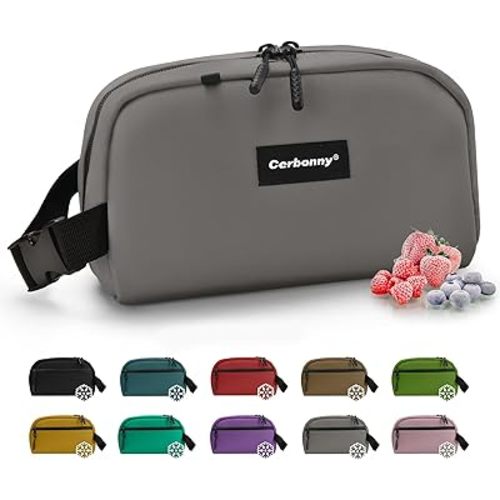 Small Cooler Bag Freezable Lunch Bag for Work School Travel,Leak-proof Small Lunch Bag,Small Insulated Bag For Kids/Adults,Freezer Lunch Bags,Freezable Snack Bag,Mini Lunch Bag Fit For Yogurt