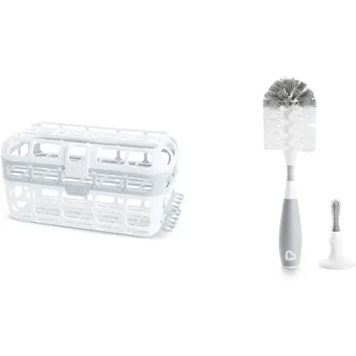 Munchkin Dishwasher Basket and Bottle Brush, 1-Piece Set