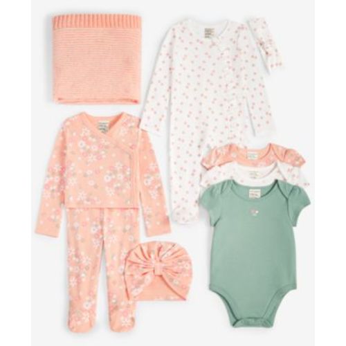 Baby Girls Secret Garden Bodysuits, Sweater Blanket & Outfits, Created for Macy's