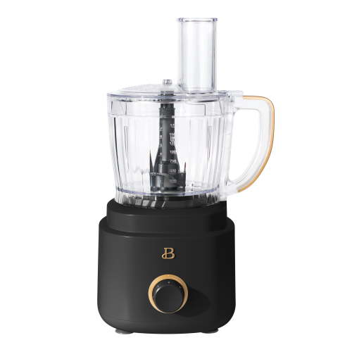 Beautiful 10-Cup Food Processor with Accessories, Black Sesame by Drew Barrymore