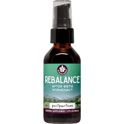 WishGarden Herbs ReBalance After Birth Hormonal, Postpartum Hormone Balance Supplement, Vitex Berry, Motherwort & St. John's Wort Tincture, Supports Mood & Hormonal Rebalancing, 2oz