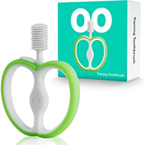 Love Noobs Training Baby Toothbrush, Silicone Baby Teething Toys for 6-12 Months Baby Teething Relief, 4+ Months Baby Teether First Toothbrush for Infant Teething Relief Toddler Teether Molar Teether