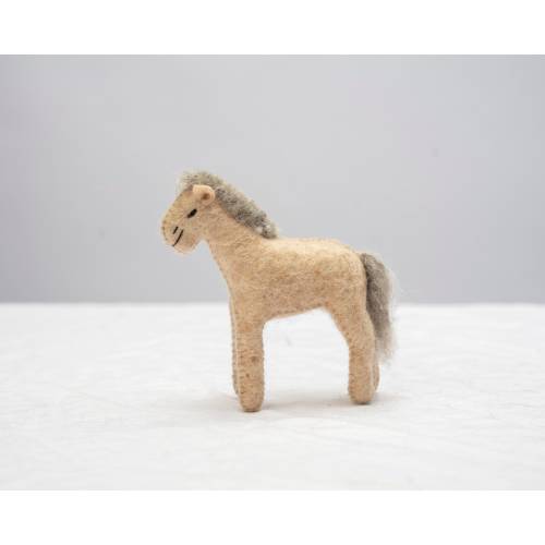 Felted Wool Foal Toy