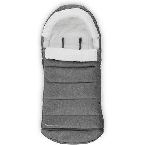 UPPAbaby CozyGanoosh Footmuff / Easily Attaches to UPPAbaby Strollers + RumbleSeat / Ultra-plush, Weather-Proof / Greyson (Charcoal Mélange)