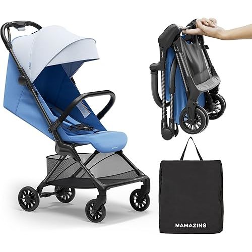Mamazing Ultra Air X Travel Stroller, Blue