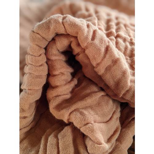 Cotton Muslin Baby Blanket: Soft Breathable Layered Blanket (47x47 inches)