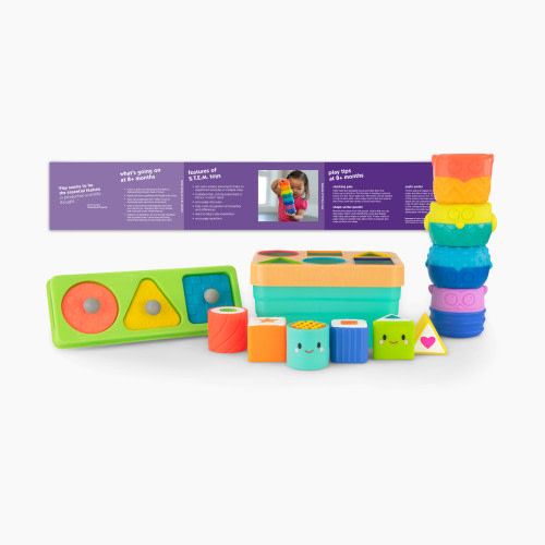 Sassy STEM Toys Baby Box Set (3 Toys)