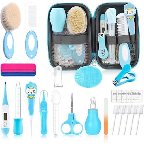 Baby Healthcare and Grooming Kit for Newborn Kids, 36PCS Upgraded Safety Baby Care Kit, Newborn Nursery Health Care Set, Baby Care Products