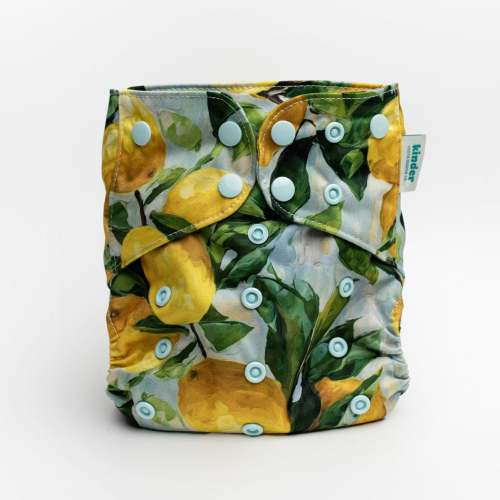 Patterned Pocket Cloth Diaper with Athletic Wicking Jersey